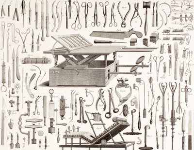 Nineteenth Century Surgical Instruments by English School